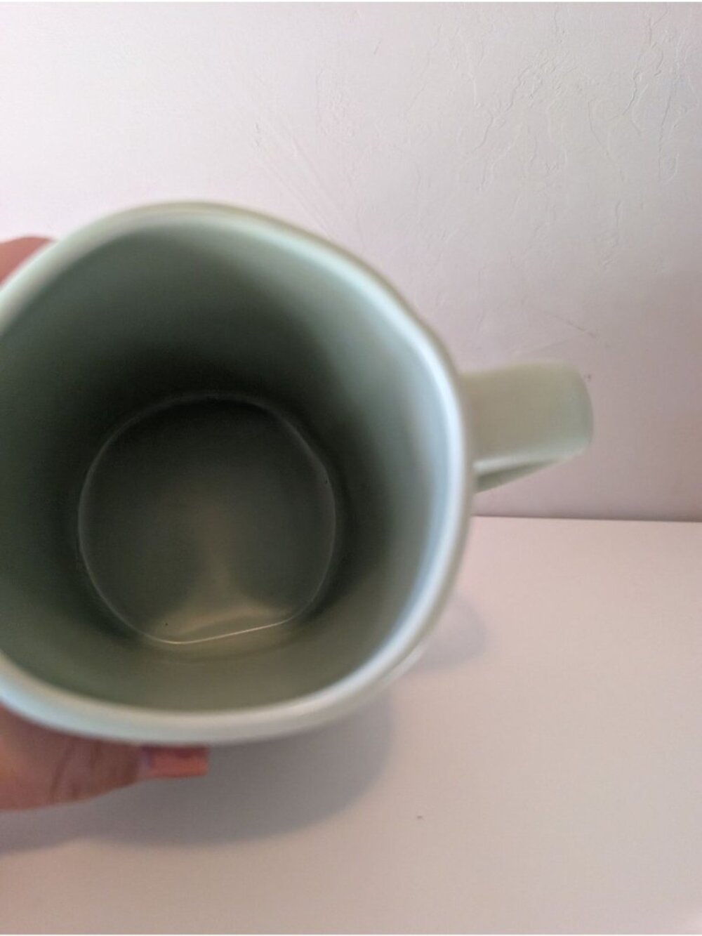 Rae Dunn Artisan Collection Auntie Mug Mint Green Ceramic Coffee Cup - Picture 6 of 6